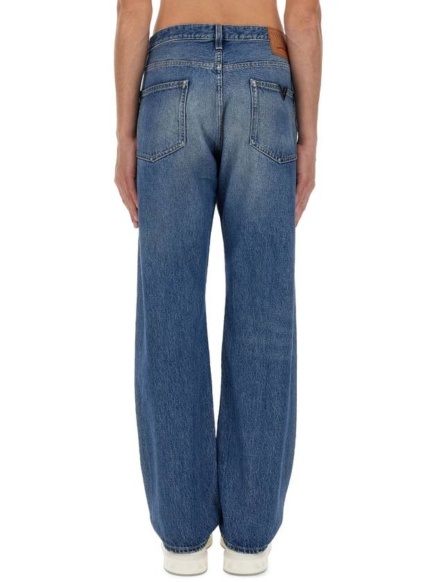 JEANS WITH LOGO DETAIL - VALENTINO - BALAAN 3