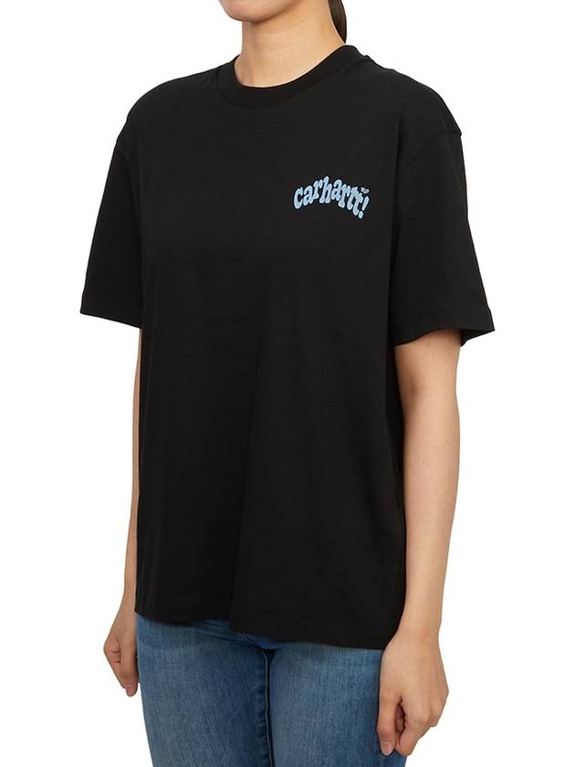 Women Carhartt WIP W S Armor T Shirt Black Misty Sky I033678 16Z XX 9107264 - CARHARTT WIP - BALAAN 4