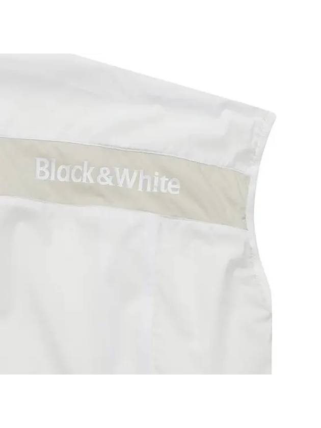 Color combination dropped shoulder anorak 1043LZVNWHITE - BLACK&WHITE - BALAAN 4