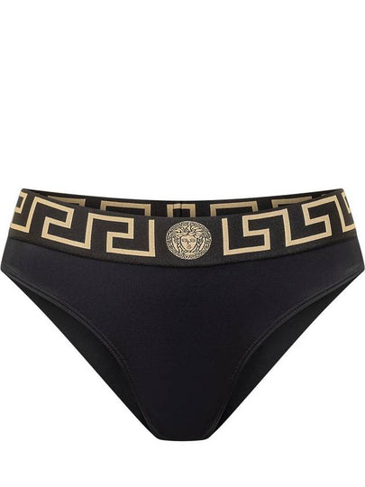 Greca border bikini bottom black - VERSACE - BALAAN 2