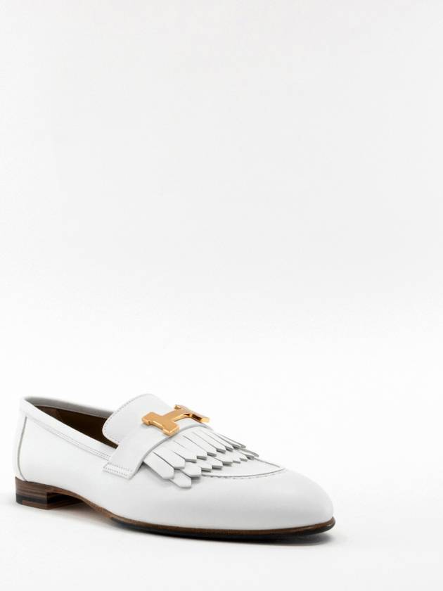 Royal Rose Gold H Logo Loafer Blanc - HERMES - BALAAN 2