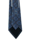 GG Pattern Slim Silk Tie Blue - GUCCI - BALAAN 5