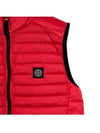 Loom Woven Chambers Nylon Down Vest Red - STONE ISLAND - BALAAN 4