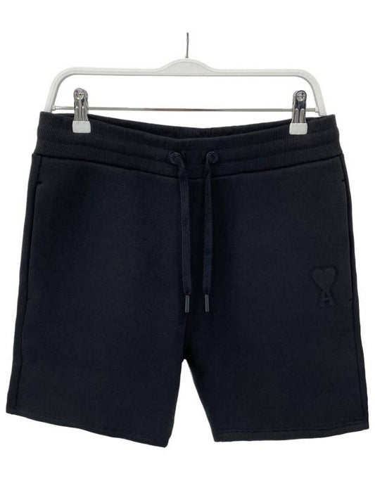 Heart Logo Short Pants Shorts USO325 749 - AMI - BALAAN 2