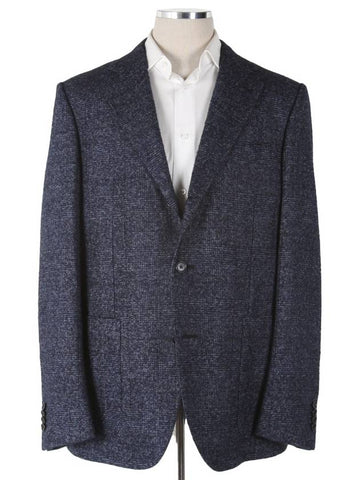 L02GM304F Alpaca Check Blazer - CARUSO - BALAAN 1