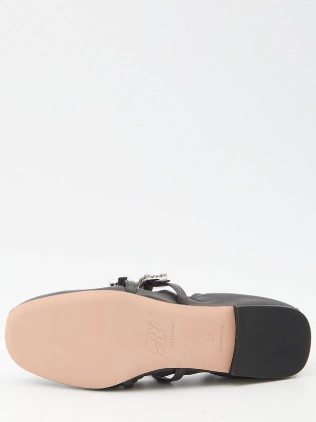 Mary Janes Leather Flat Black - ROGER VIVIER - BALAAN 5