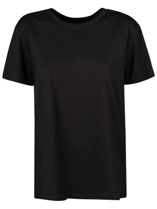 Anax Back Logo Short Sleeve T-Shirt Black - ISABEL MARANT - BALAAN 2