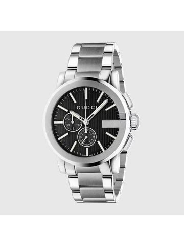 G Chrono 44mm watch steel 393106I16001402 - GUCCI - BALAAN 1