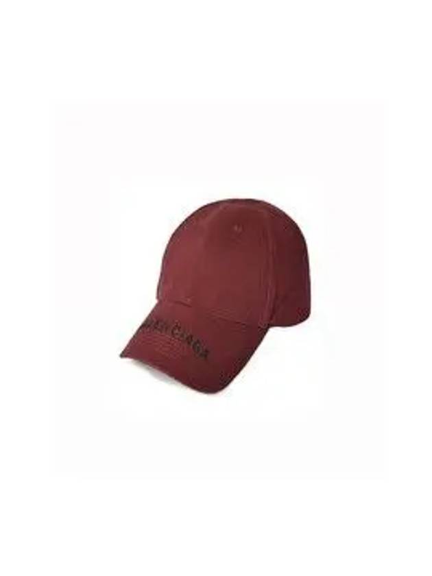 Hat Logo Visor Cap Red - BALENCIAGA - BALAAN 9