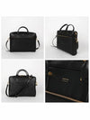 Shiny Grain Leather Brief Case Black - TOM FORD - BALAAN 3