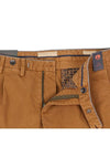 Men's Brown Side Belt Point Basic Fit Pants PT180 - IKALOOOK - BALAAN 8