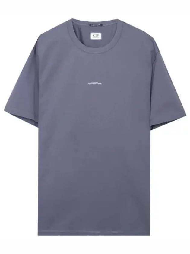 Metropolis Logo T Shirt Short Sleeve Tee - CP COMPANY - BALAAN 1