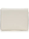 Roman Stud Small Nappa Leather Half Wallet Ivory - VALENTINO - BALAAN 4