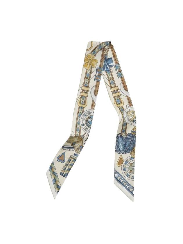 Harnais De Coeur Silk Scarf Creme - HERMES - BALAAN 1