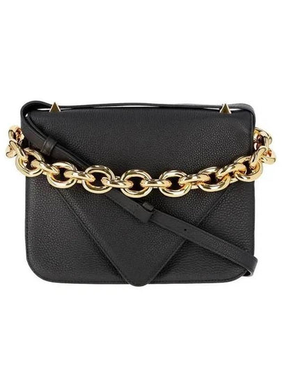 Mount Chain Envelope Small Shoulder Bag Black - BOTTEGA VENETA - BALAAN 2