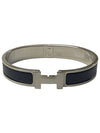 H703203F B01 ClickAche Palladium Hardware Bracelet Noir Matte Bracelet TPM - HERMES - BALAAN 1