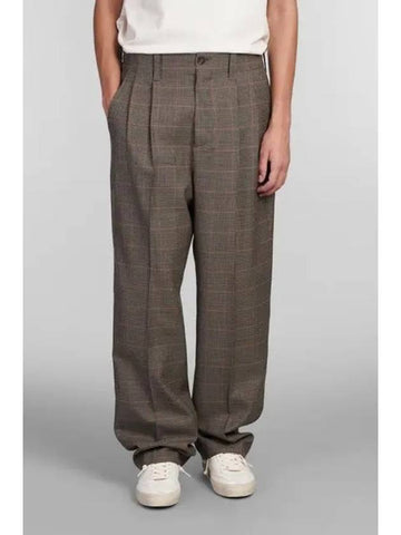 Golden Goose Men's pants in three-colored houndstooth - GOLDEN GOOSE - BALAAN 1