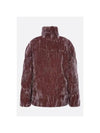 Collina Strada Crinkle Star Quilted High Neck Down Jacket XX5001 CHOCOLATERASPBERRY - COLLINA STRADA - BALAAN 2