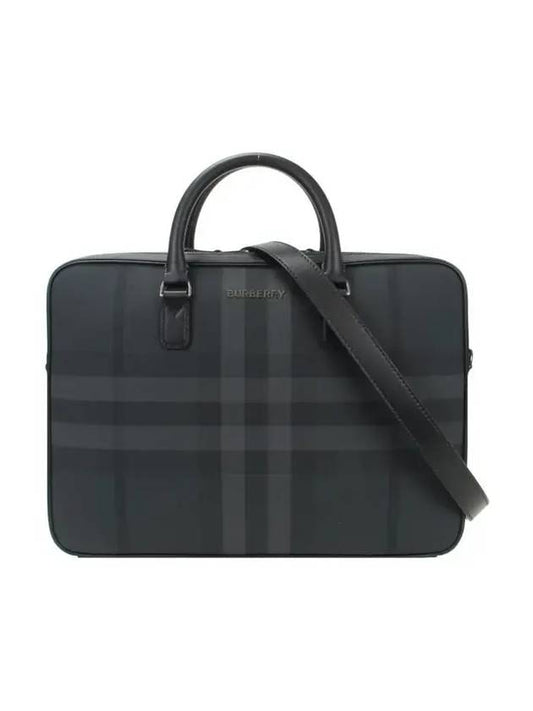 Slim Ainsworth Check Case Dark Grey - BURBERRY - BALAAN 1