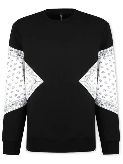 Men's Bandana Sweatshirt Black - NEIL BARRETT - BALAAN 2