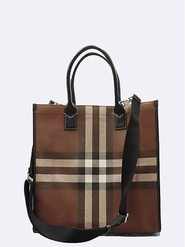 8049117 Slim Vertical Denny Tote Shoulder Bag - BURBERRY - BALAAN 3