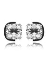 Harmonia Cushion Cut Stud Earrings White - SWAROVSKI - BALAAN 4