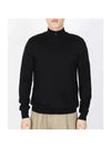 KIYAN QUARTER ZIP SWEATER FMKW10089 9999 Men's Kiyan quarter zip sweater - J.LINDEBERG - BALAAN 1