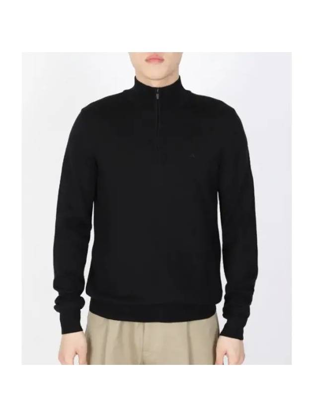 KIYAN QUARTER ZIP SWEATER FMKW10089 9999 Men's Kiyan quarter zip sweater - J.LINDEBERG - BALAAN 1