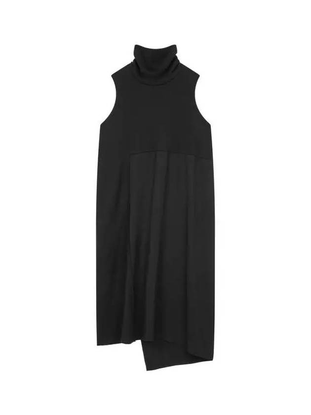 Yohji Yamamoto Y s turtleneck easy color combination dress black - YOHJI YAMAMOTO - BALAAN 1