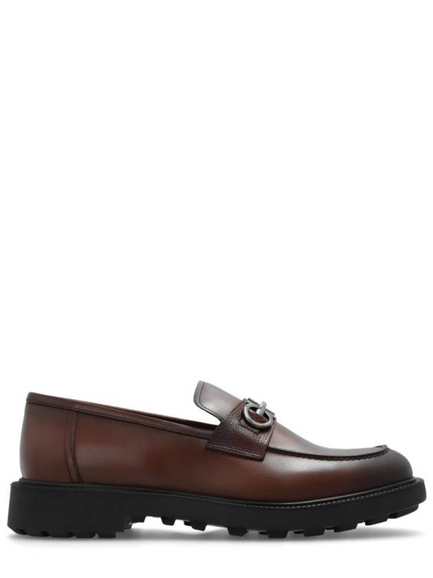 Ferragamo leather Gancini buckle Galles slip on loafer 762335 021141 - SALVATORE FERRAGAMO - BALAAN 4