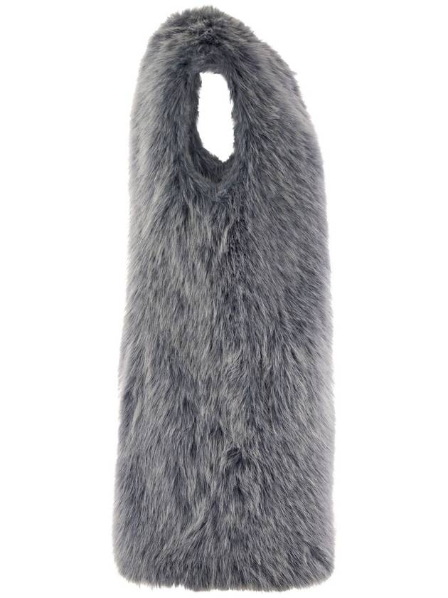 Faux Fur Vest Grey - HERNO - BALAAN 4