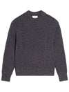 Wool Knit Top Grey - AMI - BALAAN 2