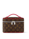 Nice Mini Toiletry Monogram Cosmetic Pouch Bag Brown Red - LOUIS VUITTON - BALAAN 2