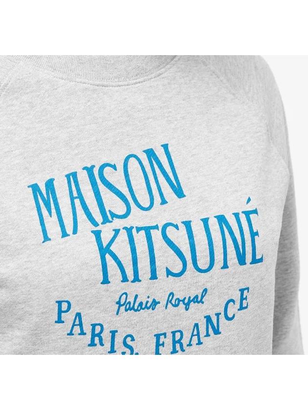 Cotton Palais Royal Vintage Logo Sweatshirt Grey - MAISON KITSUNE - BALAAN 7