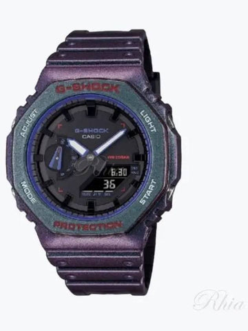 GA 2100AH 6ADR 6A Big Face Digital Analog Octagon Sports Men s Urethane Watch - G-SHOCK - BALAAN 1