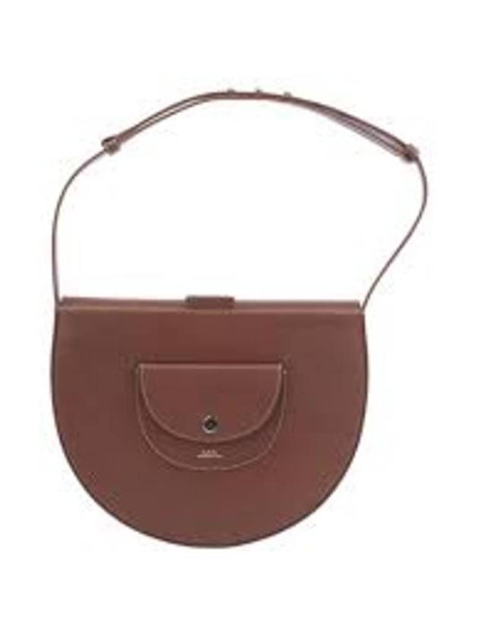 Semi Circle Pocket Bag Chestnut Brown - A.P.C. - BALAAN 2