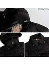 Women's Double Breasted Hooded Padded Black - BURBERRY - BALAAN 5