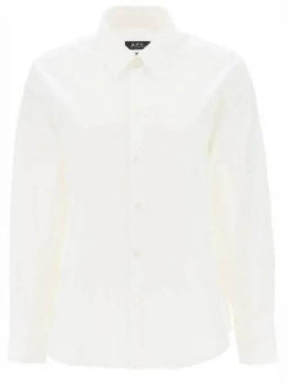 Boyfriend Long Sleeve Shirt White - A.P.C. - BALAAN 2