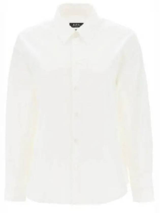 Boyfriend Long Sleeve Shirt White - A.P.C. - BALAAN 2