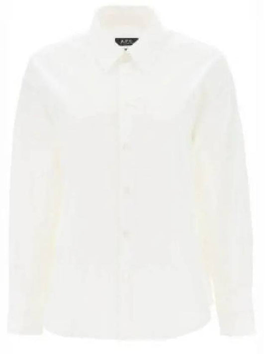 Boyfriend Long Sleeve Shirt White - A.P.C. - BALAAN 2