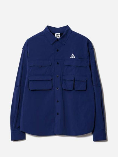 ACG Dri-FIT ADV Long Sleeve Shirt Blue - NIKE - BALAAN 2