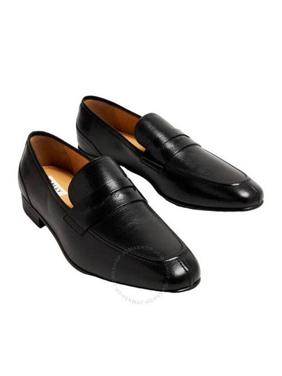 Bally Saix Black Leather Penny Loafers, Brand Size 8 ( US Size 9 ) - BALLY - BALAAN 2