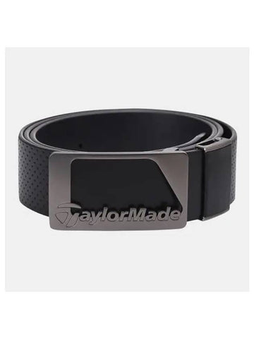 APPAREL Men s Lettering Logo Hook Cowhide Belt TMABNF631 199 - TAYLORMADE - BALAAN 1