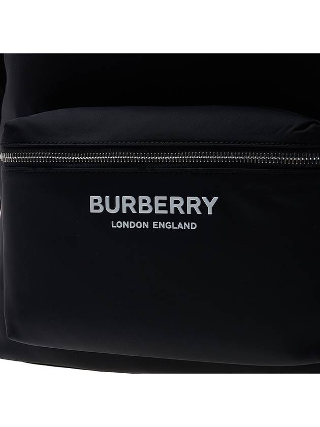 Logo Print Nylon Backpack Black - BURBERRY - BALAAN 8