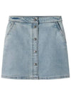 Paula Denim A-line Skirt Wash Indigo - A.P.C. - BALAAN 2