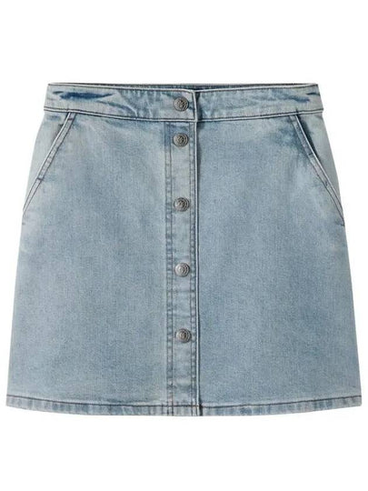 Paula Denim A-line Skirt Wash Indigo - A.P.C. - BALAAN 2