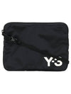 Signature Logo Clutch Bag Black - Y-3 - BALAAN 3