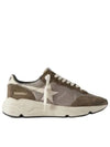 Running Sole Mesh Low Top Sneakers Olive Green - GOLDEN GOOSE - BALAAN 2