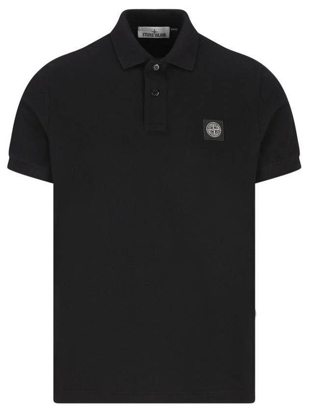 Stone Island T-shirts and Polos Black - STONE ISLAND - BALAAN 1