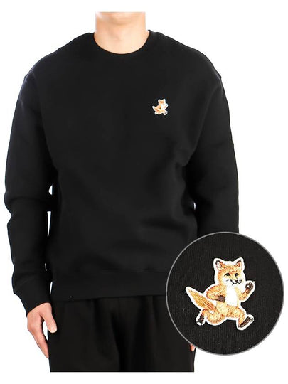 Men s Speedy Fox Sweatshirt MM00313KM0307 BLACK - MAISON KITSUNE - BALAAN 2